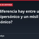 ¿Qué diferencia hay entre un misil hipersónico y un misil supersónico?