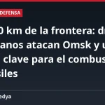 A 2.500 km de la frontera: drones ucranianos atacan Omsk y una planta clave para el combustible de misiles