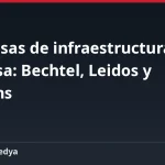 Empresas de infraestructura de defensa: Bechtel, Leidos y Parsons