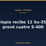 Etiopía recibe 12 cazas Su-35 y prevé cuatro baterías S-400