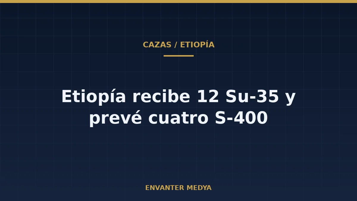 Etiopía recibe 12 cazas Su-35 y prevé cuatro baterías S-400 1 Etiopía recibe 12 cazas Su-35 y prevé cuatro baterías S-400