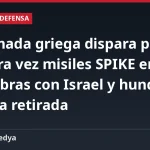 La Armada griega dispara por primera vez misiles SPIKE en unas maniobras con Israel y hunde una fragata retirada
