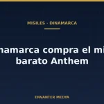 ¿Qué es un misil de crucero de bajo costo? Dinamarca compra el Anthem