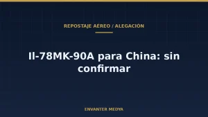 Cisternas Il-78MK-90A para China: lo que está confirmado y lo que no