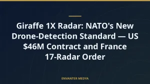 Giraffe 1X Radar: NATO’s New Drone-Detection Standard — US $46M Contract and France 17-Radar Order