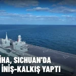 Çin’in Gizli İHA’sı GJ-21, Tip 076 Amfibi Gemisi Sichuan’da İlk Kez İnip Kalktı