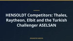 HENSOLDT Competitors: Thales, Raytheon, Elbit and the Turkish Challenger ASELSAN