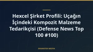 Hexcel Şirket Profili: Uçağın İçindeki Kompozit Malzeme Tedarikçisi (Defense News Top 100 #100)