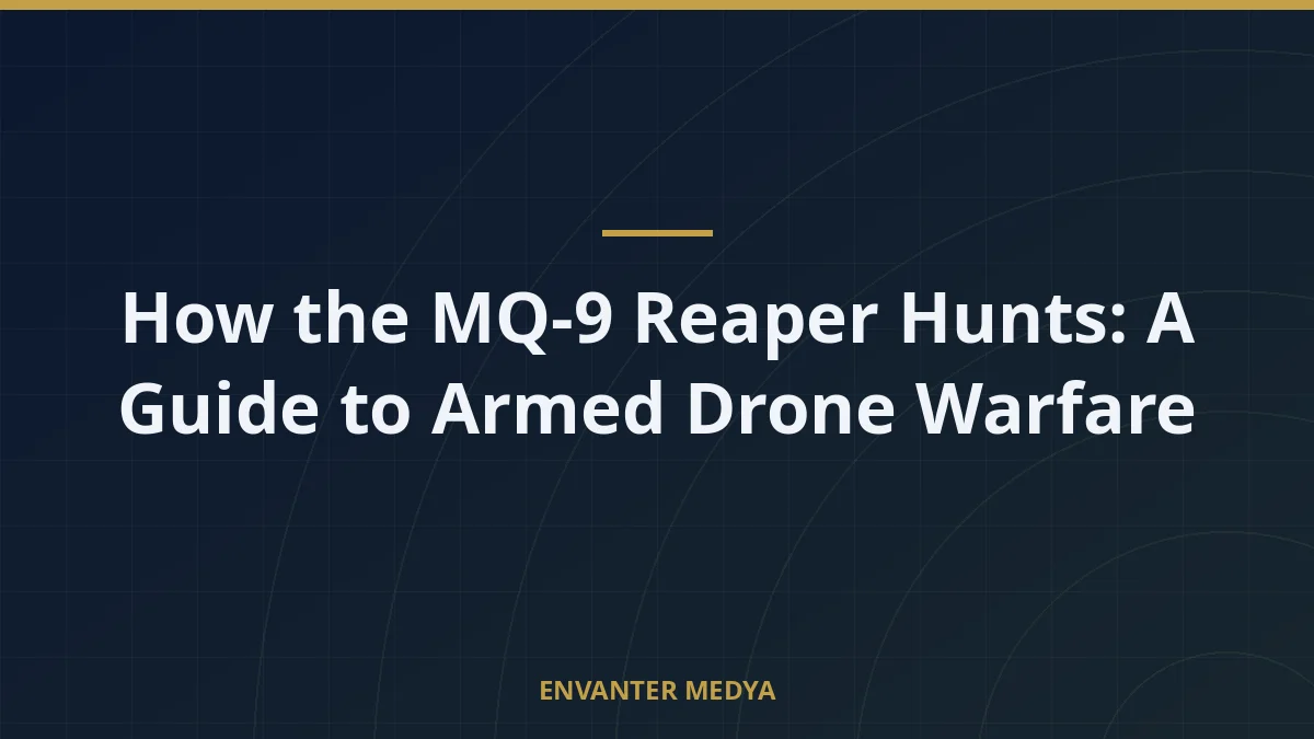 How the MQ-9 Reaper Hunts: A Guide to Armed Drone Warfare