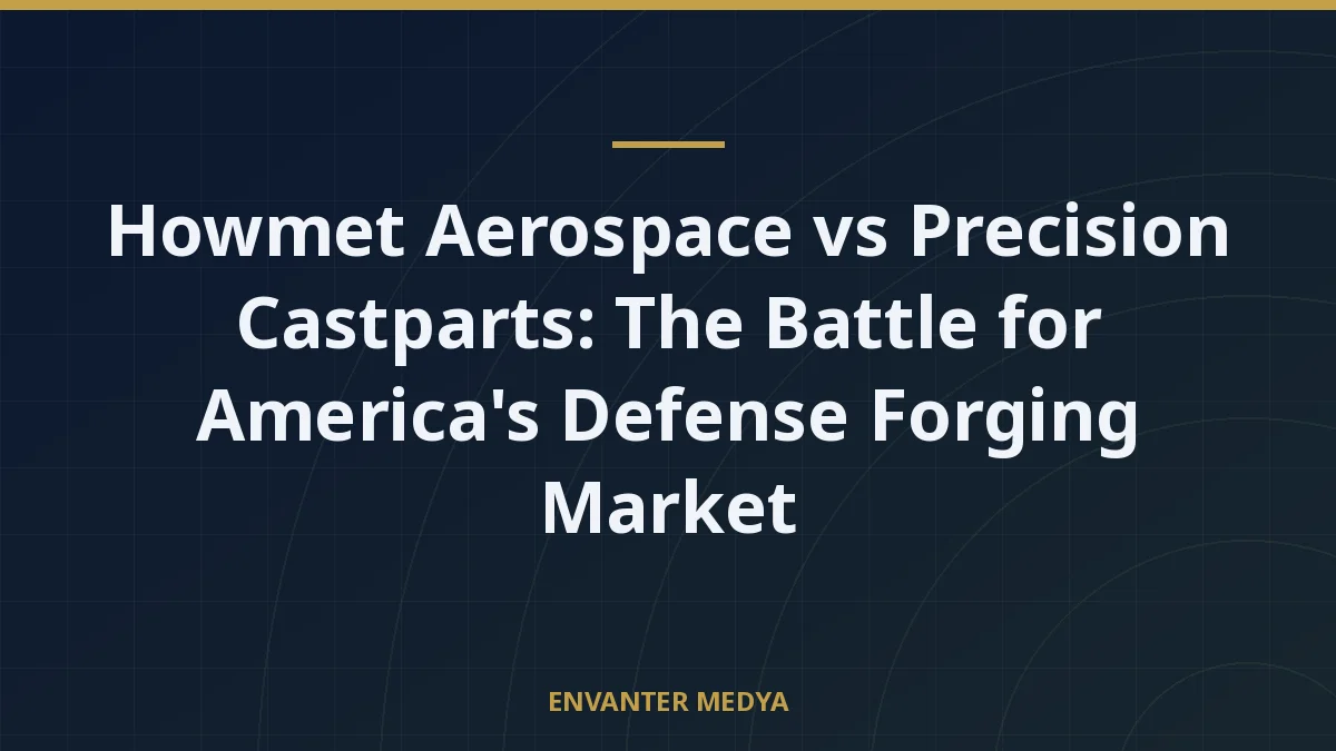 Howmet Aerospace vs Precision Castparts: The Battle for America’s Defense Forging Market