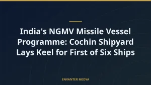 India’s NGMV Missile Vessel Programme: Cochin Shipyard Lays Keel for First of Six Ships