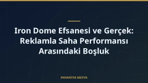 Iron Dome Efsanesi ve Gerçek: Reklamla Saha Performansı Arasındaki Boşluk