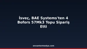 Suecia se arma contra los drones: pide cuatro cañones Bofors 57Mk3