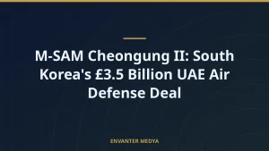 M-SAM Cheongung II: South Korea’s £3.5 Billion UAE Air Defense Deal