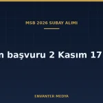 MSB 2026 Subay Alımı: Kimler Başvurabilir? Yaş, KPSS, Boy ve Branş Şartları