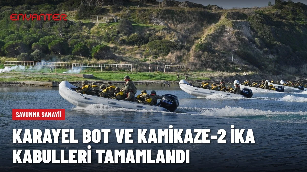 Turkish MoD: Karayel Hulled Boat and Cable-Controlled Kamikaze-2 UGV Accepted, MAM-15 Rifles Delivered