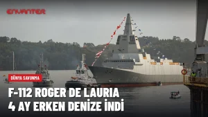 Navantia F-112 Roger de Lauria Fırkateynini 4 Ay Erken Denize İndirdi