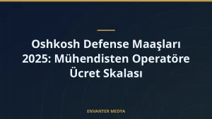 Oshkosh Defense Maaşları 2025: Mühendisten Operatöre Ücret Skalası