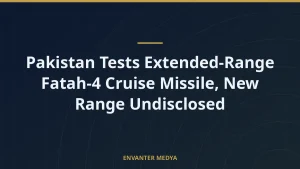 Pakistan Tests Extended-Range Fatah-4 Cruise Missile, New Range Undisclosed