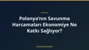 Polonya’nın Savunma Harcamaları Ekonomiye Ne Katkı Sağlıyor?