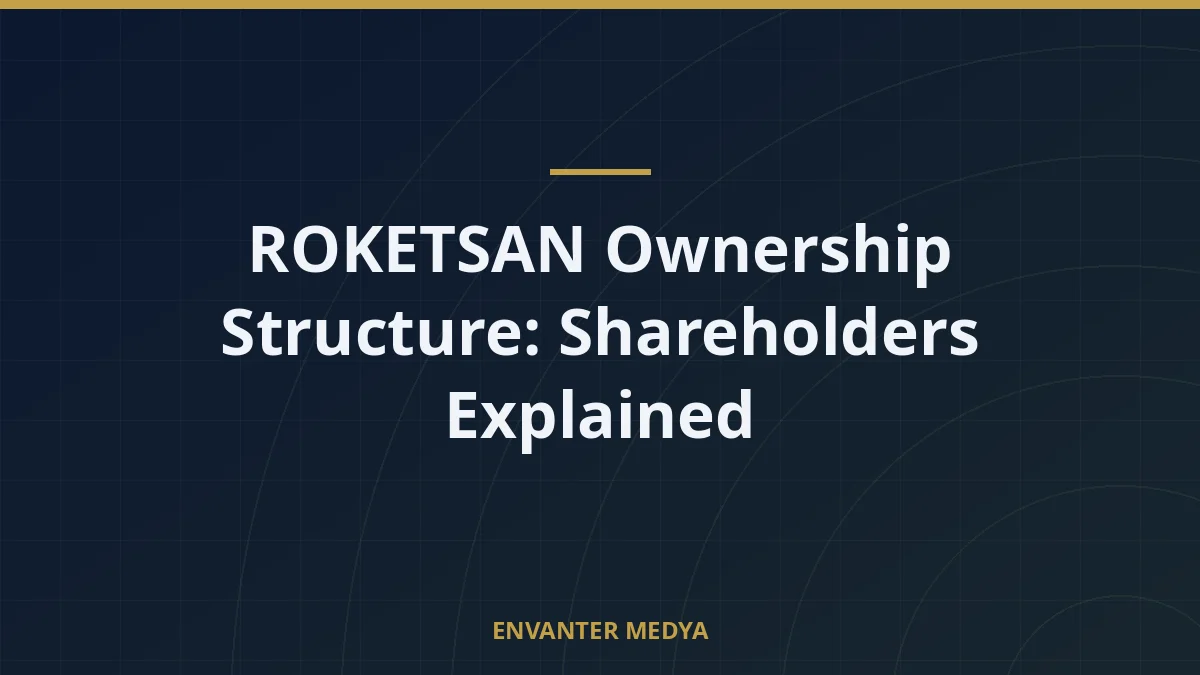 ROKETSAN Ownership Structure: Shareholders Explained