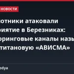 Беспилотники атаковали предприятие в Березниках: мониторинговые каналы называют целью титановую «АВИСМА»
