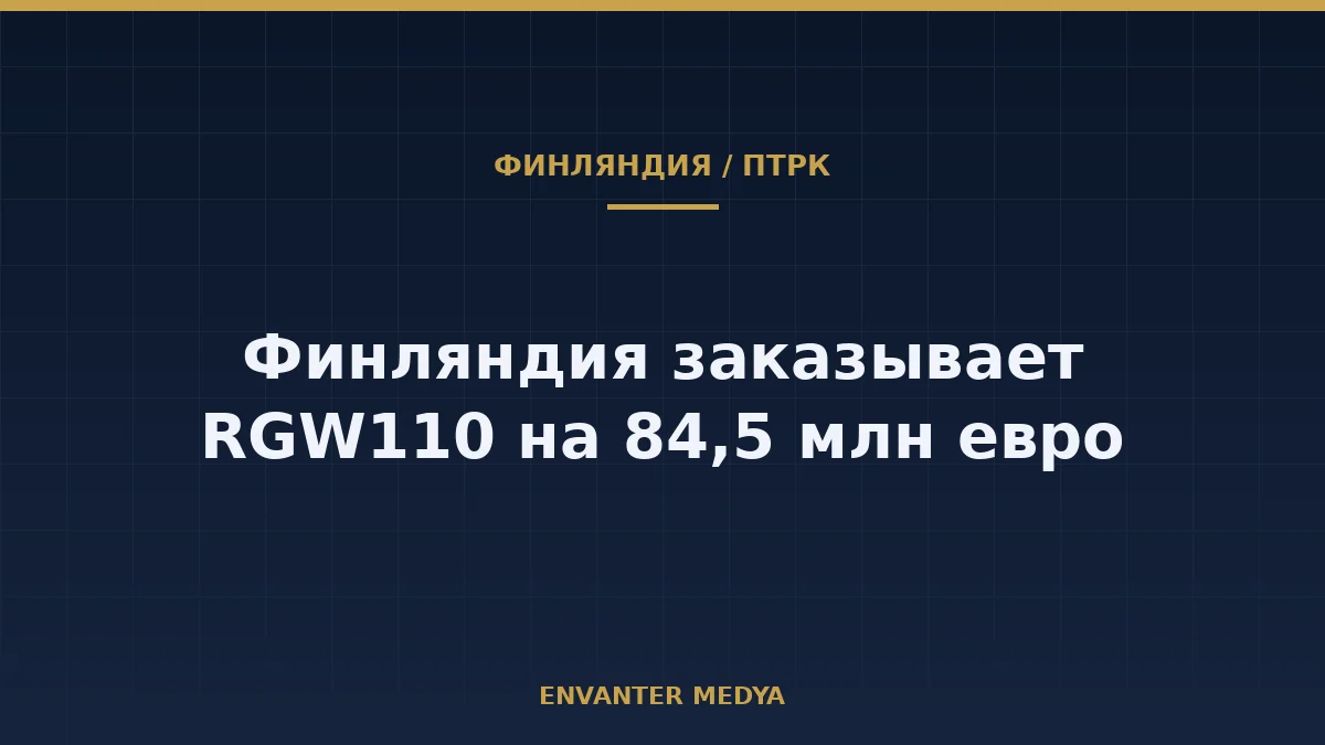 Финляндия закупит у Германии противотанковые RGW110 за 84,5 млн евро