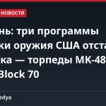 Тайвань: три программы закупки оружия США отстают от графика — торпеды MK-48 и F-16V Block 70