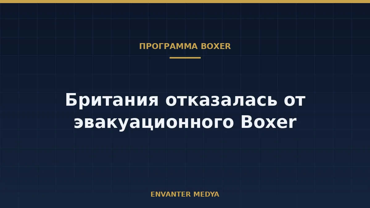 Великобритания отказалась от ремонтно-эвакуационной версии Boxer и купит тяжёлую колёсную эвакуационную машину