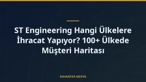 ST Engineering Hangi Ülkelere İhracat Yapıyor? 100+ Ülkede Müşteri Haritası