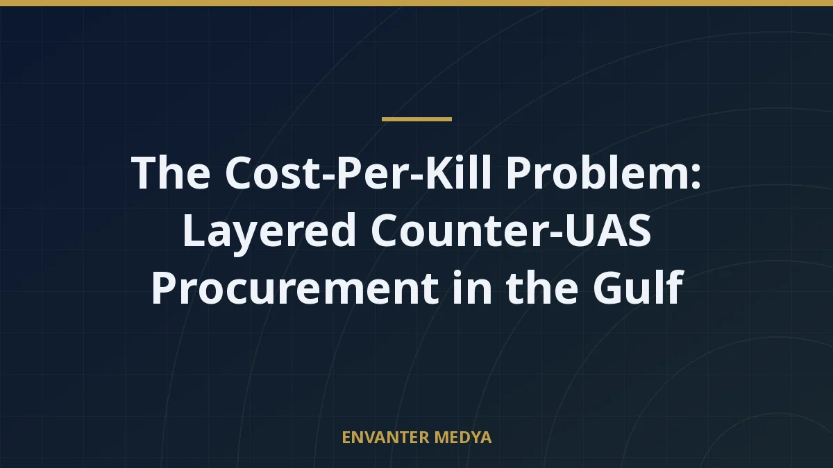 The Cost-Per-Kill Problem: Layered Counter-UAS Procurement in the Gulf