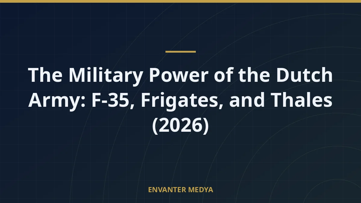 The Military Power of the Dutch Army: F-35, Frigates, and Thales (2026)