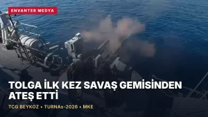MKE TOLGA, TCG BEYKOZ’dan İlk Kez Ateş Etti: PİRANA KİDA da TB2 Kontrolüyle Hedefi Vurdu