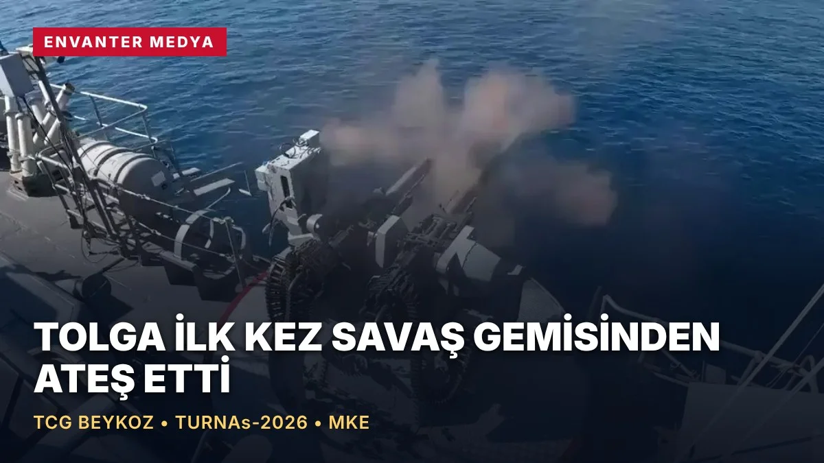 MKE TOLGA, TCG BEYKOZ’dan İlk Kez Ateş Etti: PİRANA KİDA da TB2 Kontrolüyle Hedefi Vurdu