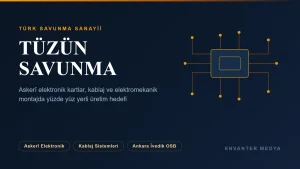 Tüzün Savunma: مورّد تركي ناشئ يستهدف توطيناً كاملاً للوحات الإلكترونية العسكرية