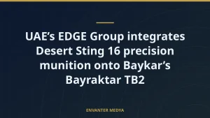 UAE’s EDGE Group integrates Desert Sting 16 precision munition onto Baykar’s Bayraktar TB2