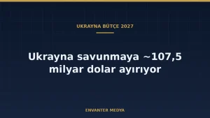 Ukrayna 2027 Bütçesinde Savunmaya 107,5 Milyar Dolar Ayırmayı Planlıyor