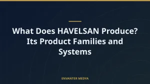What Does HAVELSAN Produce? Its Product Families and Systems