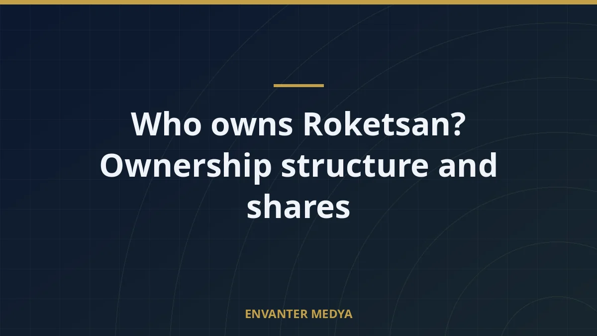 Who owns Roketsan? Ownership structure and shares